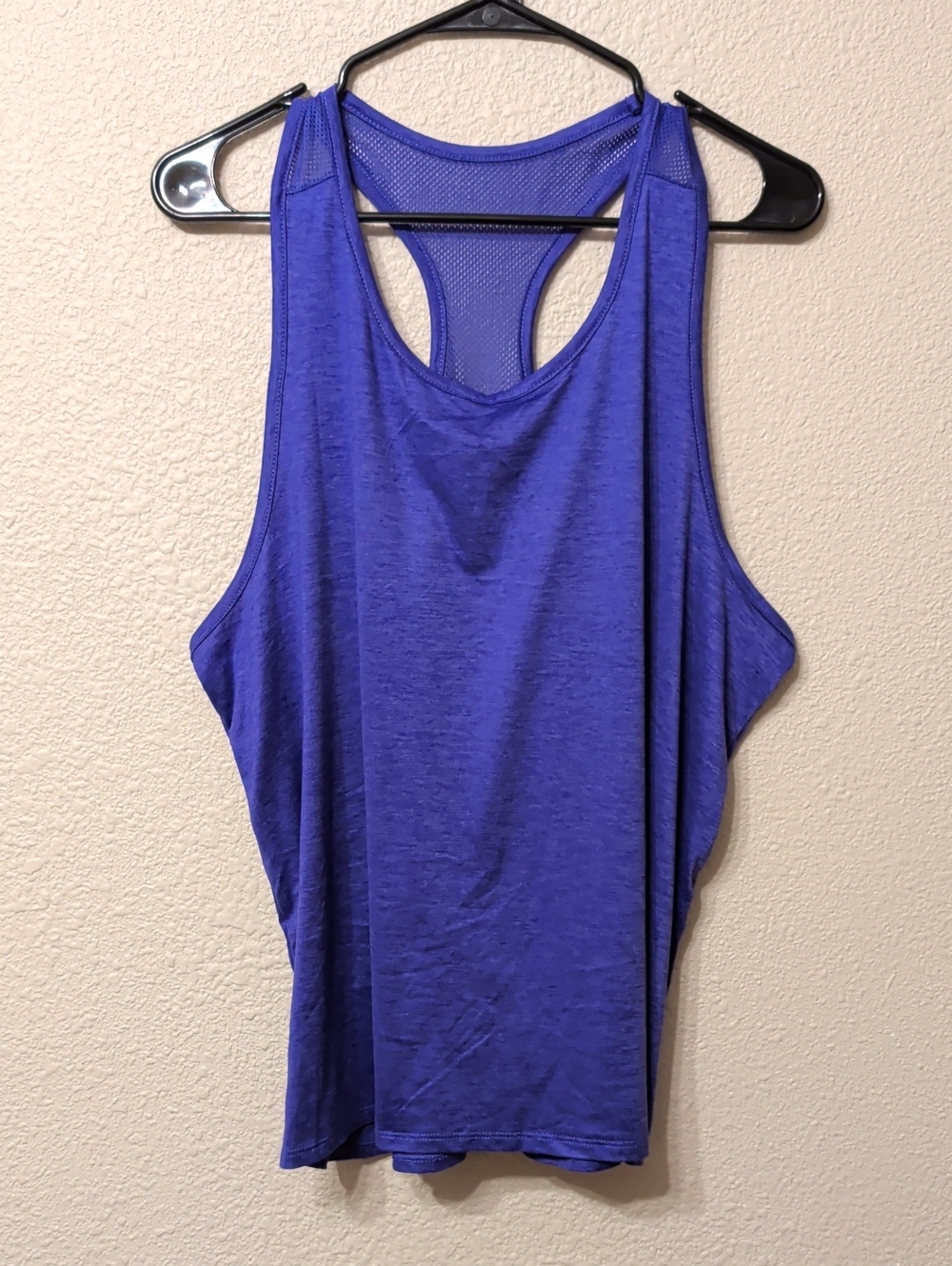 Avia Purple Racerback Tank with Mesh Back